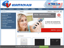 Tablet Screenshot of electrovale.com